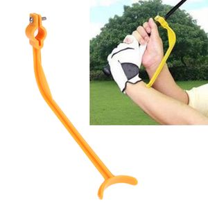Wholesale golf training clubs resale online - Golf Swing Trainer Educational Practice Guide Beginner Gesture Golf Club Correct Wrist Training Aid Tools New Promotion