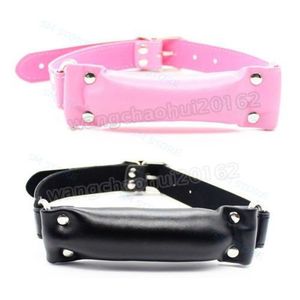 Bondage Soft Leather Open Mouth Dog Bone Bite Gag Restraints Slave Biginner Game Play #R43