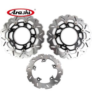 ARASHI For SUZUKI GSF 650 BANDIT ABS GSF650 Front Rear Brake Rotors Disk Disc 2007 2008 2009 2010 2011 2012 2013 2014