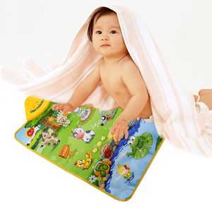 Baby Musical Carpet Cute Baby Infant Developmental Crawling Mat Baby Play Mat Electronic Kids Early Educational Learning Toys