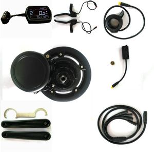 EBike Kit Mid Motor EBBS02 DIY Konverteringsmoment Sensor 36V 500W Momentfunktionsgasbroms ingår