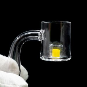 Thermochromic Core Reactor Banger 100% real quartz 25mm XL nails Cadmium Bucket For Hookahs Beaker Bong Glass water pipe