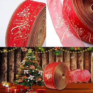 200cm Christmas Tree Decorations Ribbons Party Supply Xmas Bow Ribbon High-Grade Christmas Decorations For Home GA535