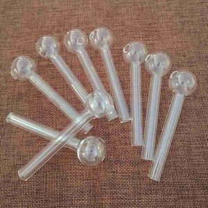 Clear Color Glass Pipe Pyrex Oil Burner Pipe Straight Type Glass Smoking Pipes New Arrivals SW38