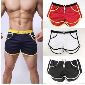 Mens Bodybuilding Correndo Jogging Sports Shorts Ginásio Treinamento Bolsos Curto Men's Fitness Shorts