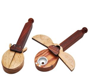 New wood Seven Star ladybug, shape, pipe, wood, pipe, smoking set.