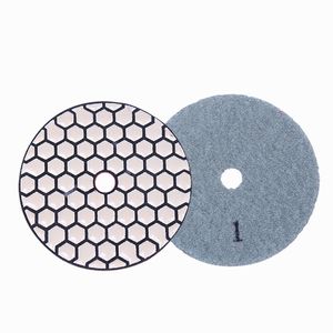 10 Pieces 4 Inch Diamond Flexible Grinding Disc 5 Step Polishing Pads for Granite Marble Stone Ceramic Tile Concrete