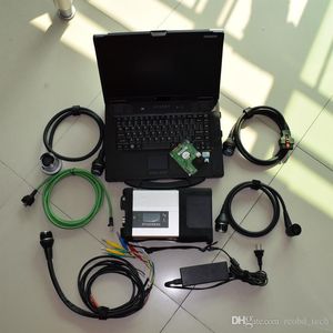 Benz Diagnostic Tool SDをHDD 320GBスーパーラップトップCF52タフブックと接続する