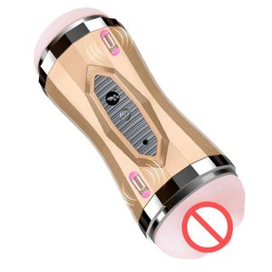 sexmassager realistiska sex orala djupa hals med tungtänder konstgjord vagina manlig masturbator vibrator silikon fitta sex leksaker för män