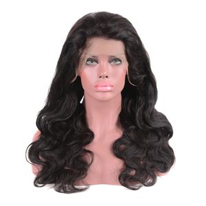 Body Wave Lace Front Human Hair Wigs For Women Pre Plucked Brazilian Remy Hair Wig Natural Hairline With Baby Hairs Black