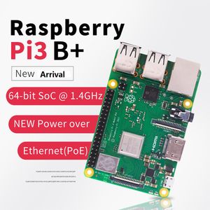 Vente en gros Raspberry Pi 3 Modèle B + RPI 3 B plus d'origine avec 1 Go de BCM2837B0 ARM 1,4 GHz Cortex-A53 Support WiFi 2.4GHz et Bluetooth 4.2