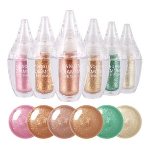 Neww YANQINA Diamond Liquid Glitter Eyeshadow Shiny Waterproof Long Lasting Shimmer Eye Shadow Shining Eyes Makeup