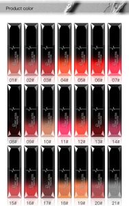 Pudaier matt flytande läppstift lipgloss 21 färger professionell fuktkräm läppglans 7.5ml dhl gratis