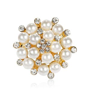 Złoty srebrny faux perłowe broszki broszki broszki broszki odznaka metalowa szkliwa broń broche luksusowe biżuterię