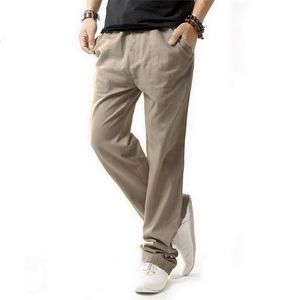 5XL Anti-Microbial Healthy Linen Pants Men 2017 Summer Breathable Slim Flax Trousers Male Boys Cotton Casual Pants,BM001