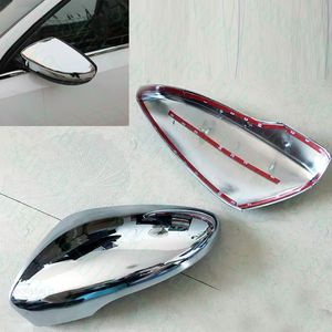 1Set för Volkswagen CC 2009-2013 Bil Automatisk ABS backview spegel täcker ram höger + vänster sida dekorativetrims