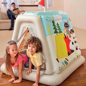 Bärbara uppblåsbara barn Aktivitet Fairy Pvc House Kids Funny Inomhus Utomhus Playhouse Beach Tent Baby Playing Toy Factory Pris Order