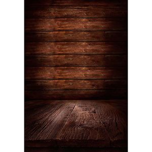 Dark Brown Wood Photography Background Vinyl Baby Newborn Photoshoot Props Wooden Planks Wall Floor Kids Photo Studio Backdrops