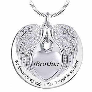 Heart Cremation Urn Necklace for Ashes Urn Jewelry Memorial Pendant - Always on my mind forever in my heart