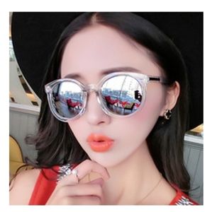 Colorful Transparent Vintage Round Sunglasses Women Arrow Mercury Coating Female Oculos De Sol Feminino Gafas