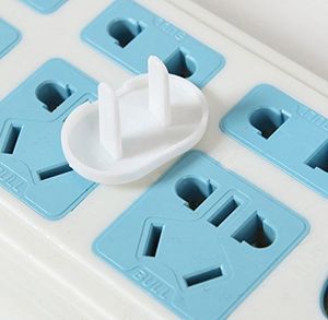 Säkra Press Plug Protectors Outlet Pluggar Child Baby Safety Outlet Cover