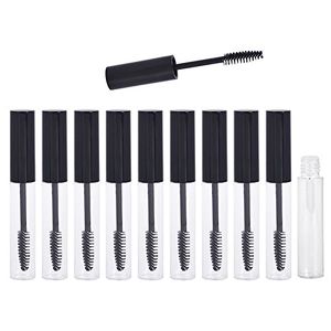 PRINT LOGO 10ml Tubo vuoto per mascara 10ml Contenitore per mascara riutilizzabile Bottiglia per eyeliner Tubo per labbra lordo con pennello