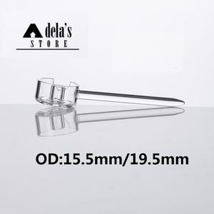 Quartz Carb Cap For 15.5mm 19.5mm smoke Enail Grail Banger Nail With Dabble Hook One Air Hole Nails Electronic Dab Rig