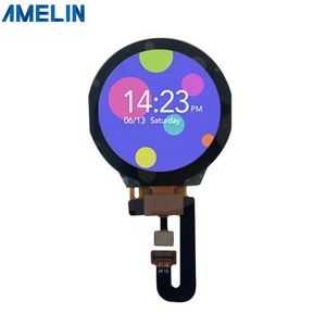 Lightness 1.3 inch 240*240 round IPS tft lcd module display with CTP panel and SPI interface screen for smart watch