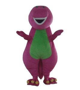 2018 Factory direct sale Adult Barney Cartoon Mascot Costumes on Adult Size Free Shipping