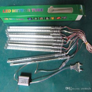 Tiras de LED AC85-265V DC 12V IP65 Impervenção de 80 cm de fada LED LED LED LUZES DE METEOR TUBO DE ICE