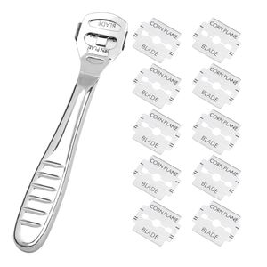 Nożny Callus Hard Skin Remover Corn Cutter Pedicure Zestaw Narzędzi Zestaw Z 10 Golarki Blades Manicure Beauty Care Narzędzia Darmowa Wysyłka