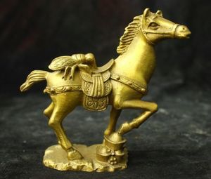 Feng shui cinese ottone bronzo fortunato zucca anno zodiacale gallo gallo statua