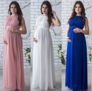 Maternity Photography Props Women Long Maxi Dress Sexy Gown Lace O-Neck Pregnancy Dress for Photo Shoot Studion Clothes