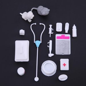 15pcs/set Mini Doctor Nurse Role Play Toys Plastic Medical Kit Child Juguetes Baby Pretend Play Classic Educational Toys