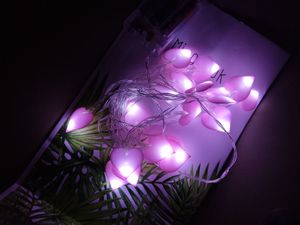 3 m 20 led pêssego árvore de coração strings de casamento festival de festa de natal decoração luzes coloridas