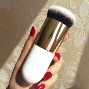 High Quality New Chubby Pier Foundation Brush Flat Cream Makeup Brushes Professional Cosmetic Makeup Brush