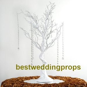 Manzanita Artificial Árvore Branca Peça Central Do Partido Road Lead Table Top Decoração Do Casamento best0221