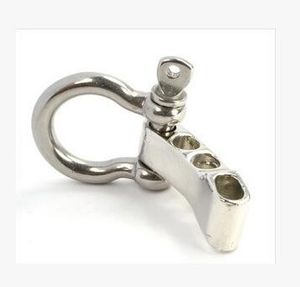 Outdoor Gadgets Hiking Camping Mountaineer Rope Button Stainless Steel Adjustable Shackle Custom