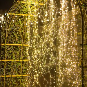 2m LED Starry Lights Eu US Plug 280LED Branch Tree vine String Lights 14 Strings Flexible Copper Wire Light