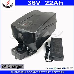 US EU-fri skatt E Bike Batteri 36V 22Ah för BAFANG BBS02 800W Motor Scooter Lithium Batteri 36V med 42V 2A laddare