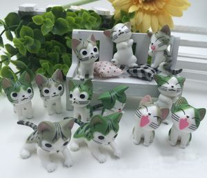 MicroWorld Mini Cat Bonsai Garden Set - 6pcs Home Miniatures