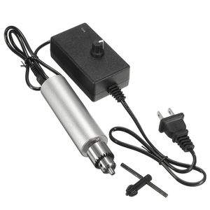 Freeshipping 1PC 6V-24V Mini trapano elettrico fai da te 385 motore DC con JT0 Chuck 24V alimentatore utensile elettrico