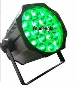 4 peças com kit de flightcragem por LED RGBW 19X10W 4IN1 RGBW DMX LED PAR CAN 64 Dot Controle LED par de zoom par