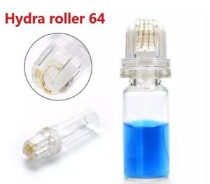 64 Pins Titanium Hydra Roller 0.25mm / 0.5mm / 1.0mm Anti Anti Wrinkle ACNE Remoção Ferramentas de cuidados da pele
