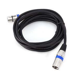Freeshipping 3-pin 3m 10ft XLR Man till XLR Kvinna Plug Micfon Audio Extension Cable