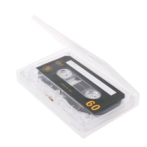Cassete padrão Fita em branco vazia 60 minutos gravação de áudio para fono player de música