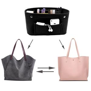 Obag in feltro di stoffa di stoffa interna donne borsetta di moda multipocchi di stoccaggio cosmetico borse per bagagli Accessori179a
