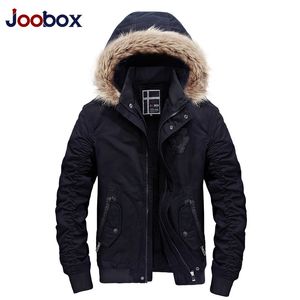 Men winter jacket faux fur hooded mens coat warm fleece lining outerwear casual male jackets cotton stand collar M-2XL size