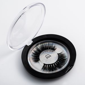 3D Mink False Eyelashes 1 Pair Soft 15 Styles Round Case Long Thick Cross Natural Makeup Faux Eye Lashes Extension for Woman