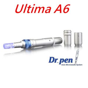 Sem fio recarregável micro agulha elétrica Dermapen Dr Dr Dr. Pen Ultima A6 Auto Skin Care 2 Baterias Dermaroller